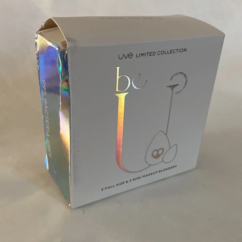 UVÉ BEAUTY Be U Limited Collection 6p Makeup Sponge Set $65